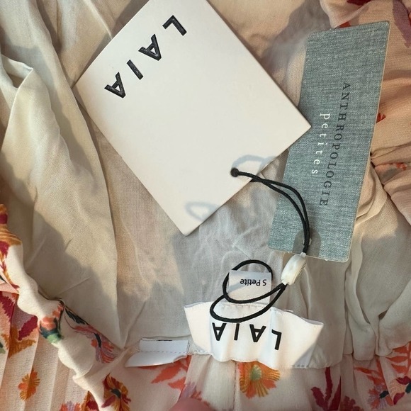 NEW Anthropologie Floral Lace Skirt Size Small Petite - Picture 6 of 6